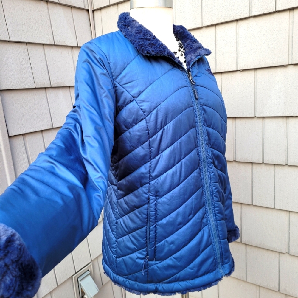 Northface Reversible Blue Jacket Large